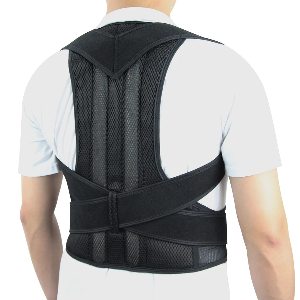 Adjustable Back Brace & Posture Corrector – Lumbar Support for Men & Women”